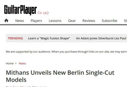 Guitar Player Magazine