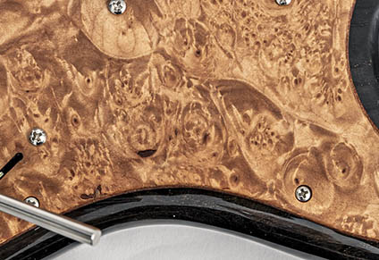 PREMIUM MAPLE BURL PICKGUARD