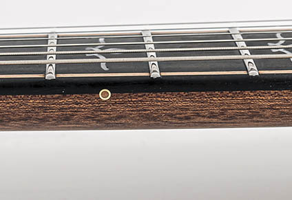 BRASS SIDE DOTS with WOODEN INLAYS