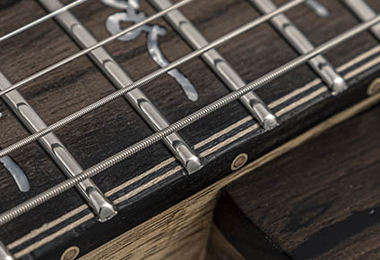 WOODEN FINGERBOARD PURFLINGS